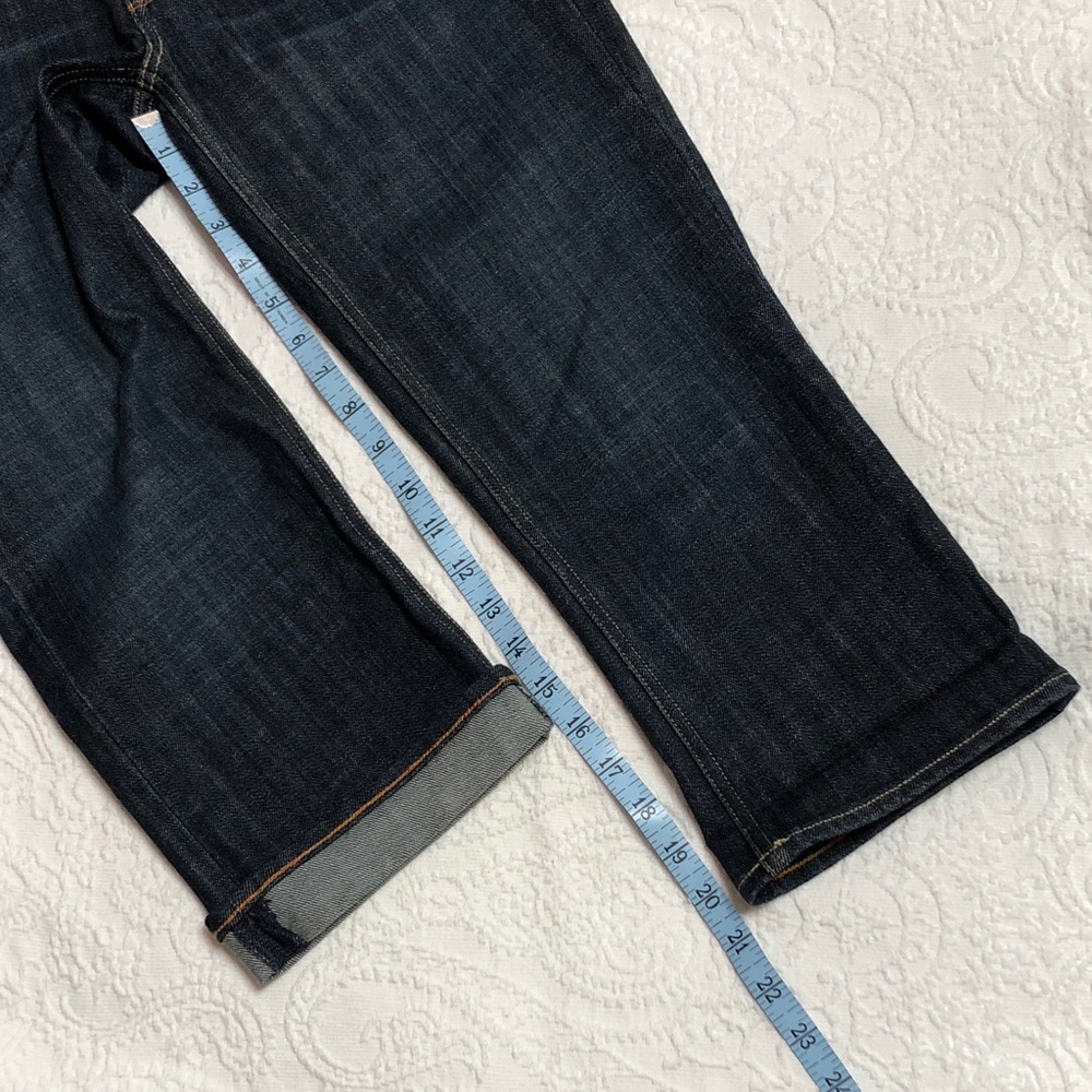 J. Crew Dark Blue capri Jeans 28 - Picture 9 of 11